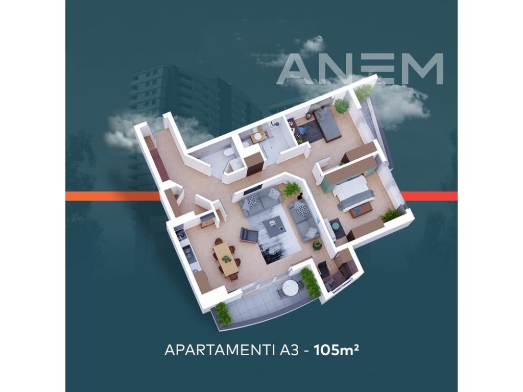 Banesë në shitje 105m² në Lakrishtë