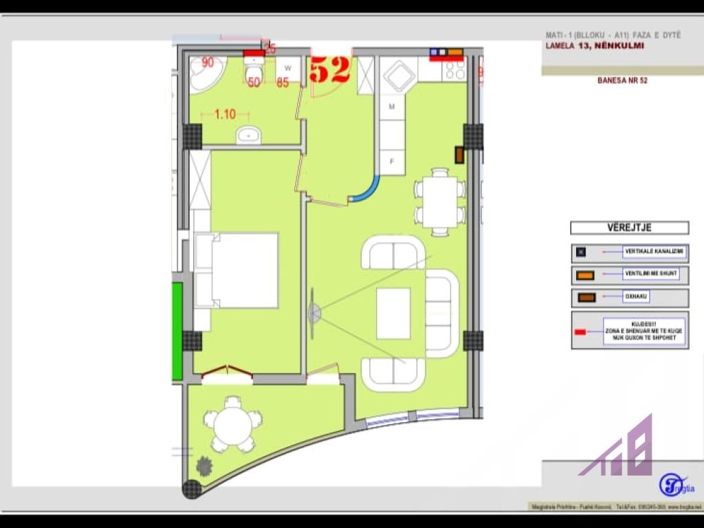 Banesë në shitje  63m² në Rrugën C