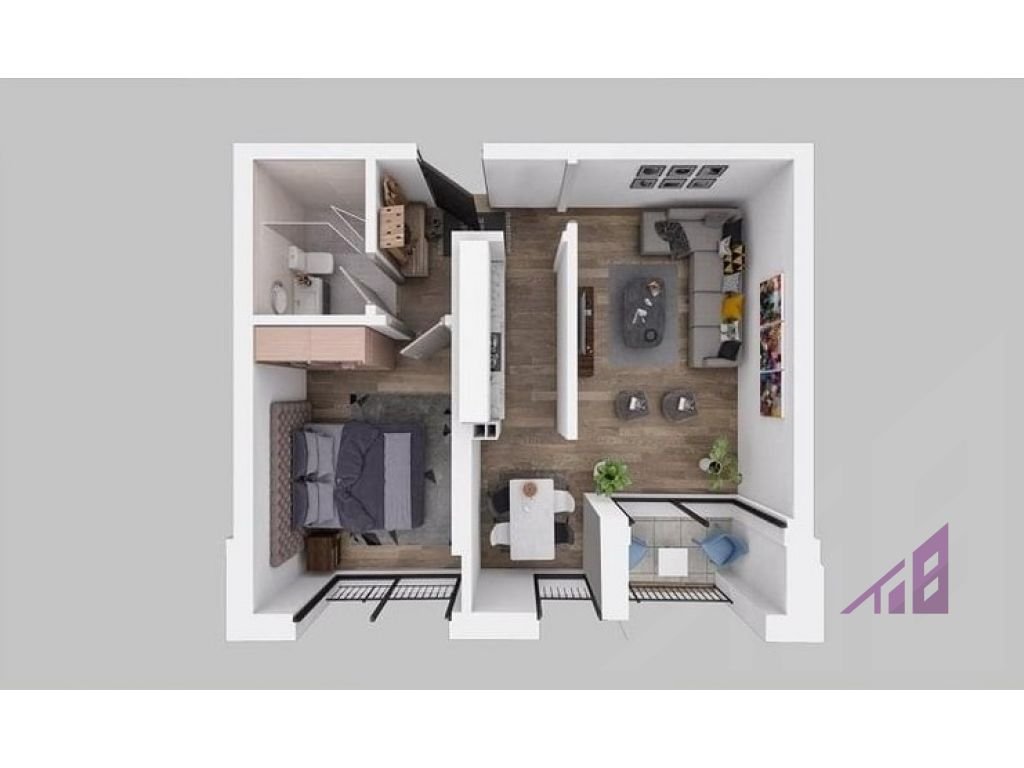 Banese ne shitje 62.6m2 ne kompleksin Park Residence